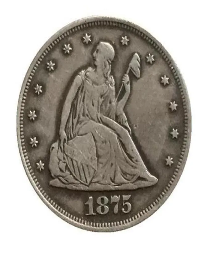 1875S Seated Liberty Twenty Cent Coin COPY0123456784412568