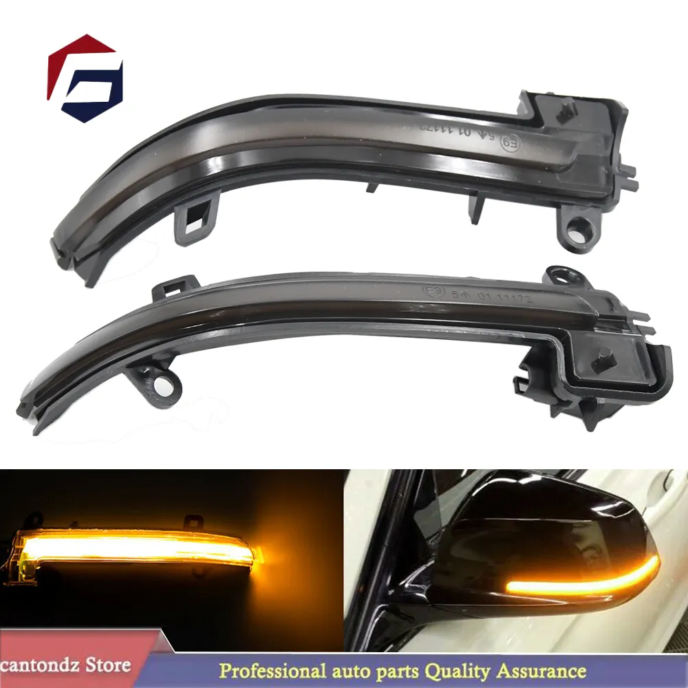 Pour BMW F30 F34 F36 fumé UK4 NS Miroir latéral Dynamic Signal Signal indicateur LED 