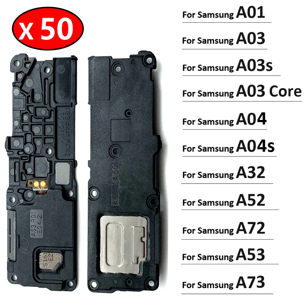 50pcs haut haut-parleur Buzzer Ringer LoudSpeaker Flex Cable pour Samsung A02S A03S A32 A52 A72 A01 A53 A73 A04 A04S A03 Core 4G 5G