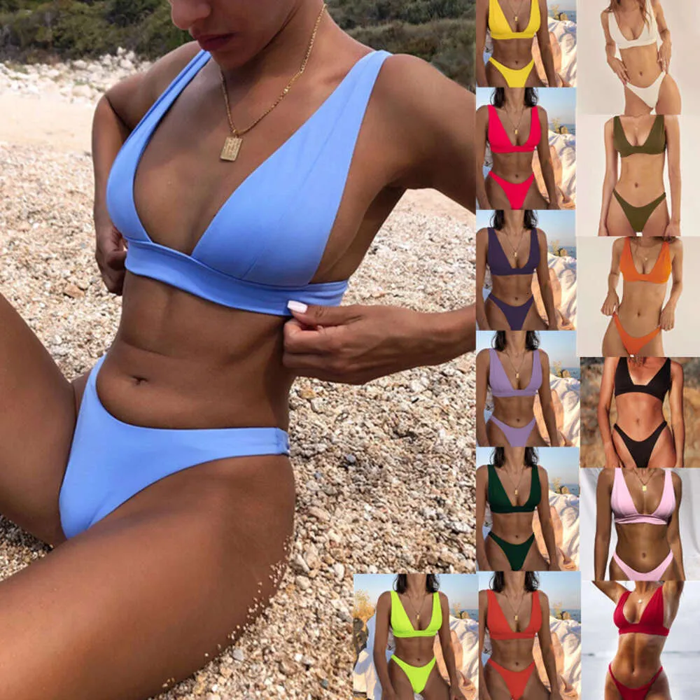 2024 NOUVEAU BIKINI MATÉRIAU DOIFICATION DU MATÉRICE DE COULEUR COULEUR SOINDEMENTS SAL SAG SAG SAG SAG