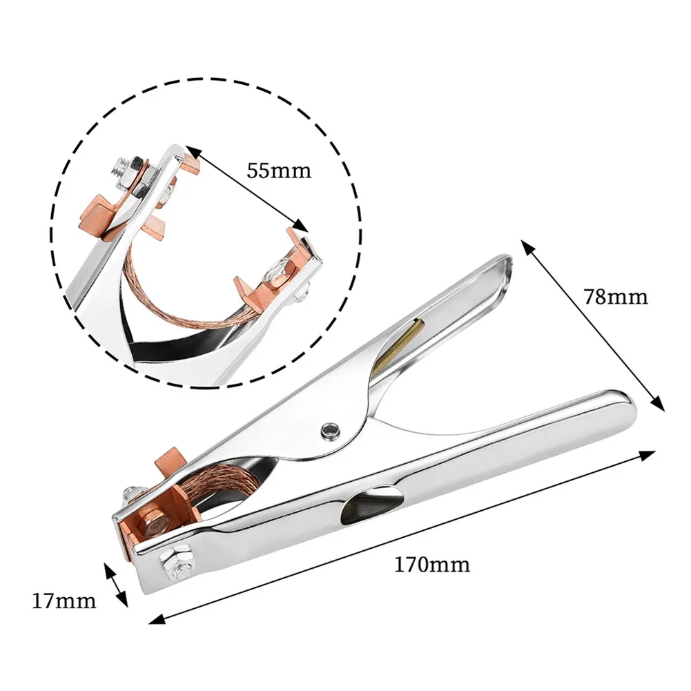 Het försäljning !!! 500A En typ Electric Welding Machine Cable Ground Wire Earth Clamp PLIER Tool