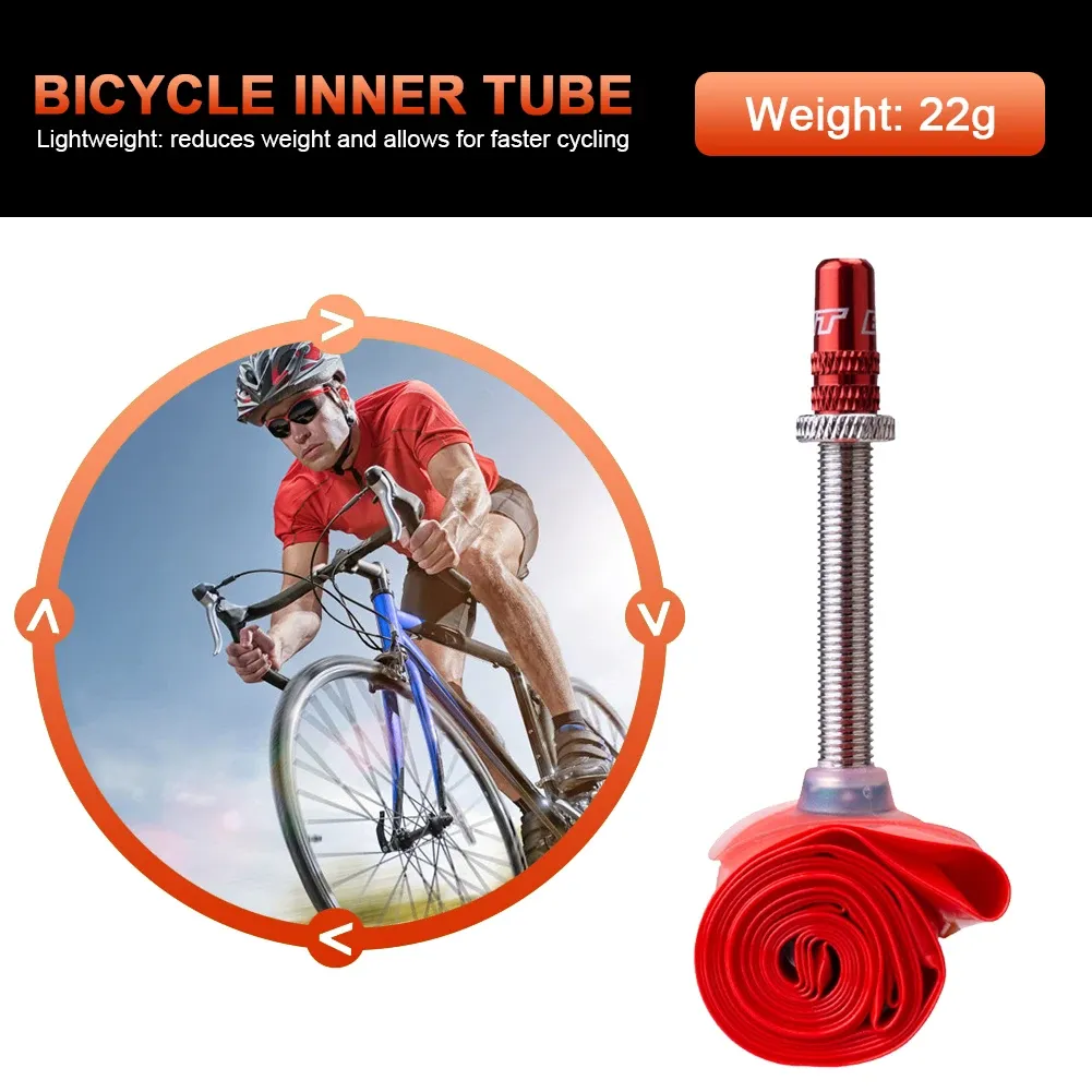 Ultralight Bicycle Tube 700X18 25 28 32C Road Bike TPU Tyre 85mm Lä3411
