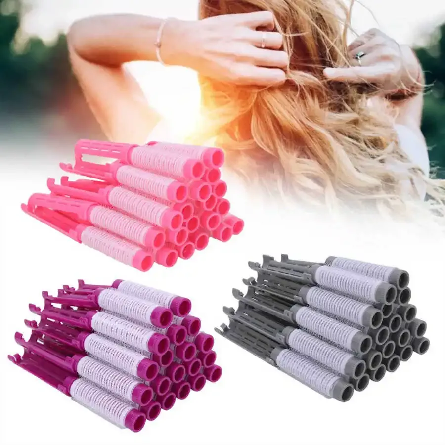 Animaux 20pcs Hair Perm Tons moelleux permanente Rouge à cheveux Rouleau de coiffure Lock Hair Design non lâche non irritant Curler Barber Barber Hairdressing