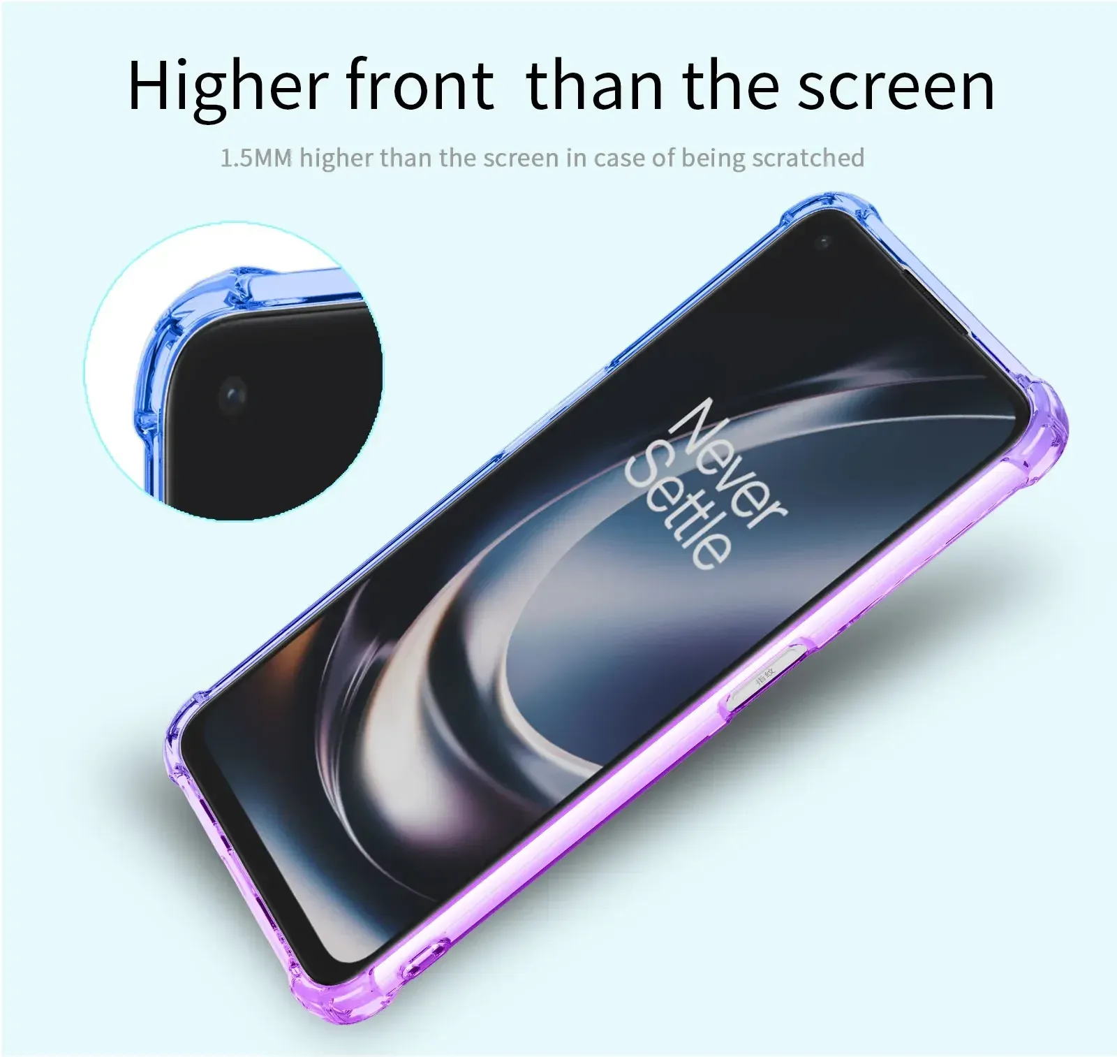 TUDIA DualShield Designed For OnePlus 6T Case, [Merge] Dual Layer Heavy Duty Slim - View #2