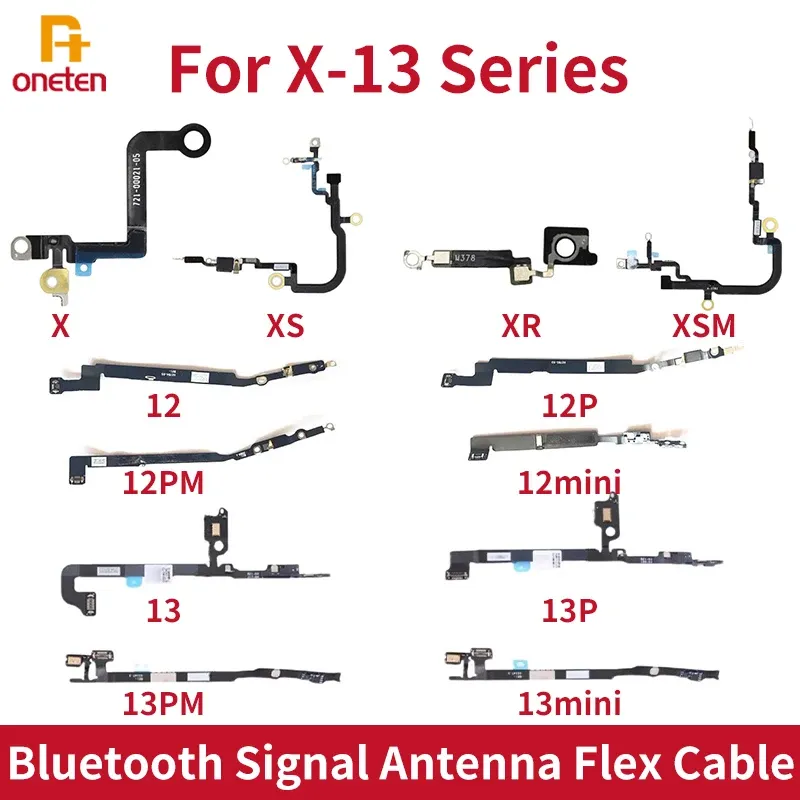 Bluetooth Signal Antenne Flex Cable pour iPhone 14 plus 13 12 11 Pro Max XR XSM XS NFC Replaying Replaying Pièces Accessor