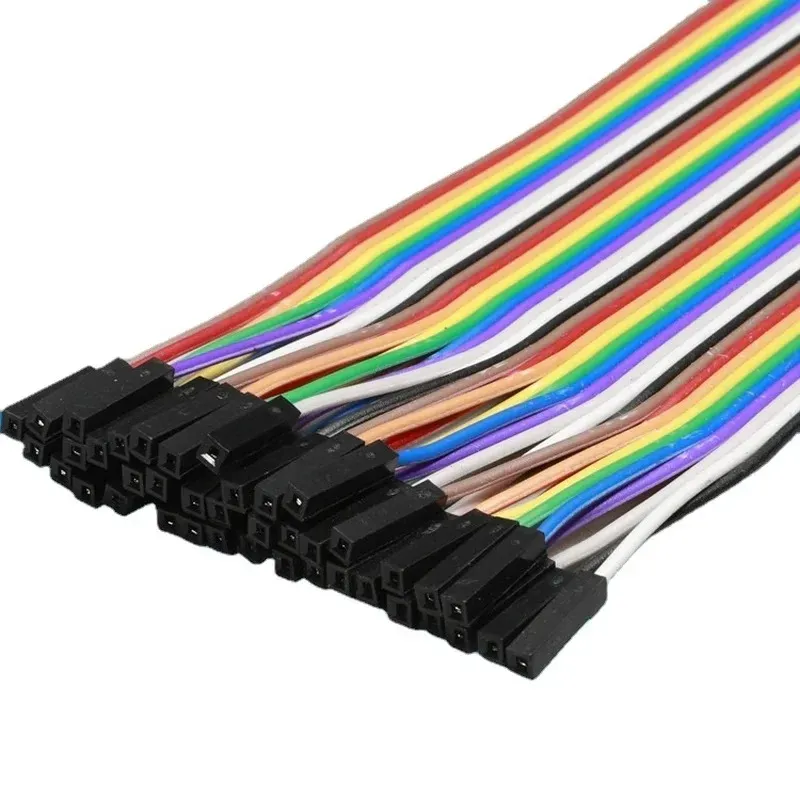 Ligne dupont 10cm 20cm 30cm 40pin mâle à mâle + mâle à femme et femelle à cavalier femelle câble dupont pour arduino bricolage kit