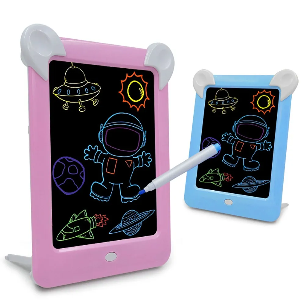 Wholesale 3D LED Light Up Doodle Pad For Kids Perfect Gift With Magic Erasable Doodle Board And Paintbrush From Homepro12 14.03 DHgate.Com