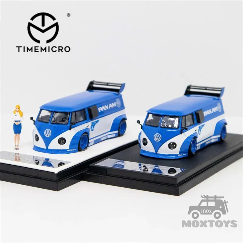 Time Micro 1 64 T1 Van Pan Am Diecast Model Car 240402