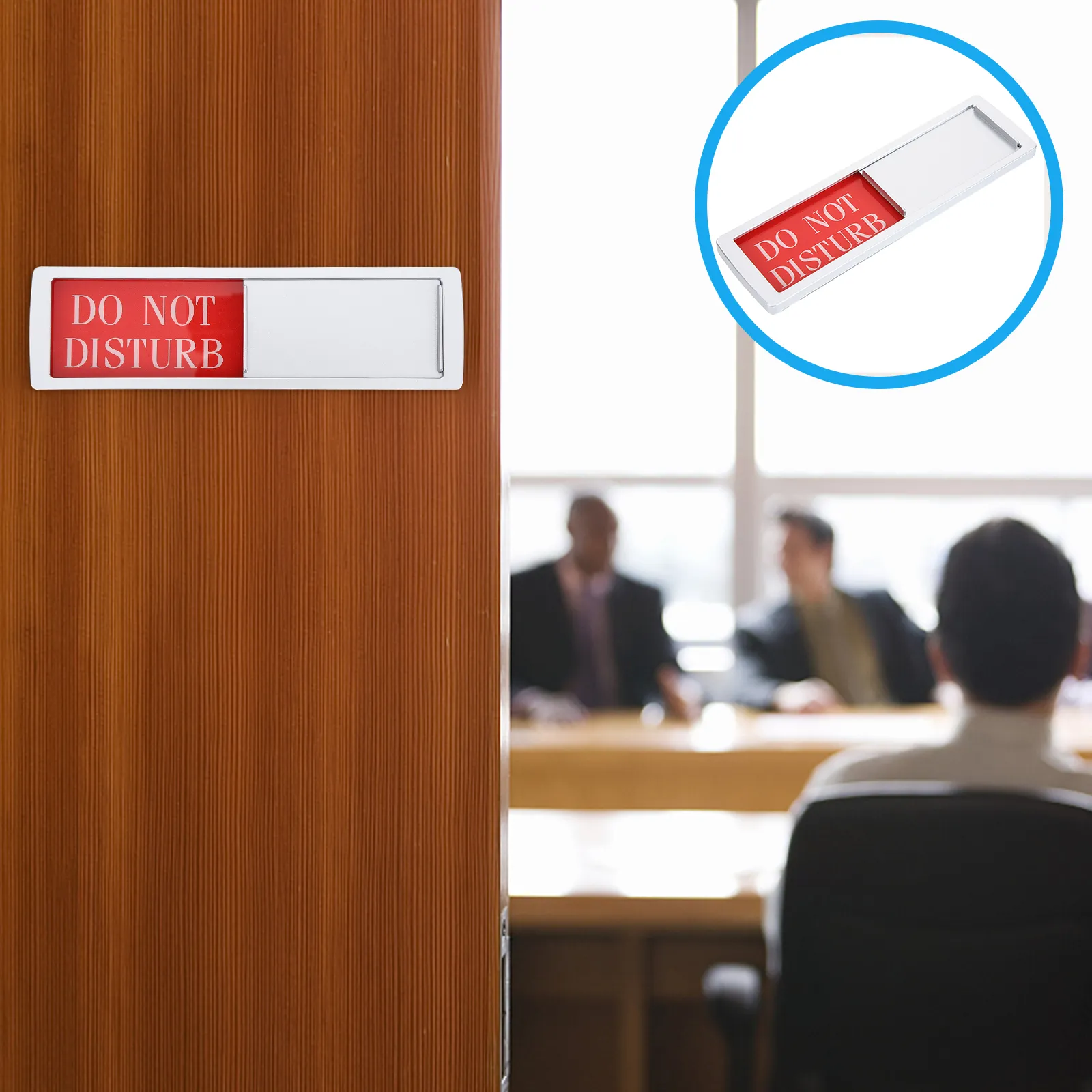 Schild Tür Privacyoffice -Schilder stören das Knock Bad nicht vor dem Betreten der Slide Room Conference Bitte Indikatorwohnheim beschäftigt