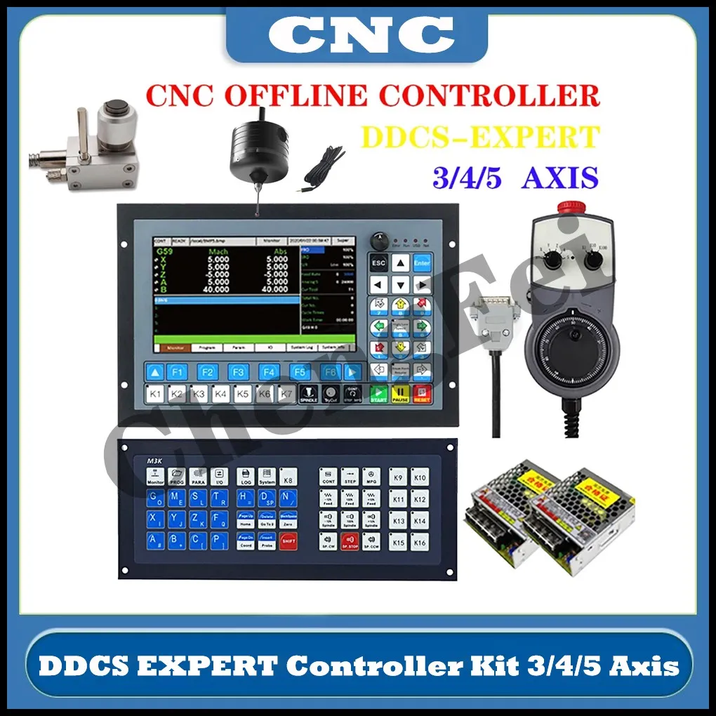 CNC Offline Controller Guide: 3/4/5-Axis Machines