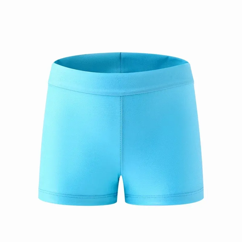 MSemis Kids Girls Athletic Boxer Shorts For Swimming Dancing Gymnastics Active Boyshorts Black 14