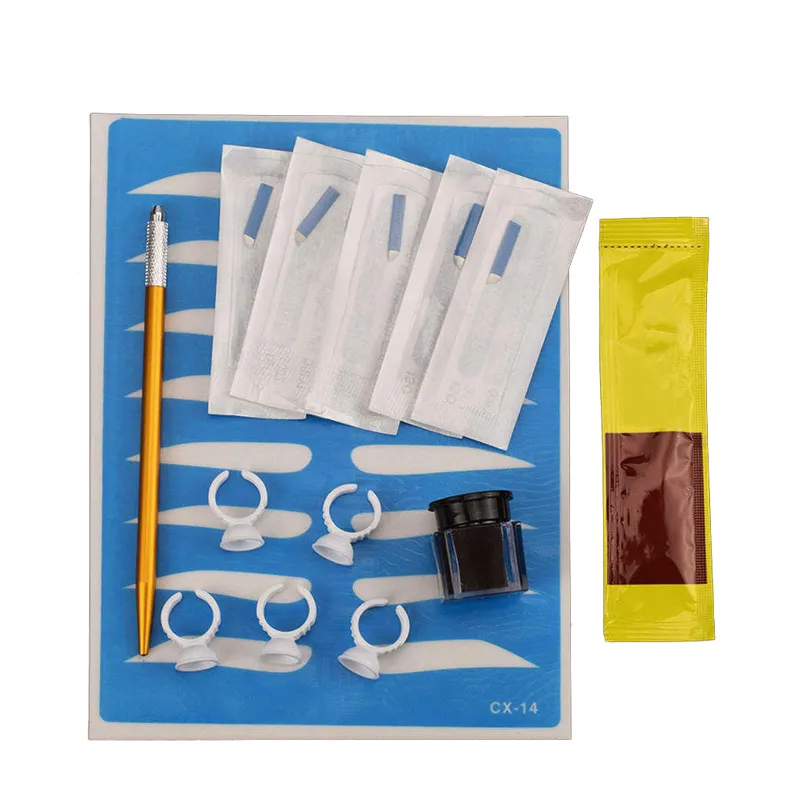 Professional Microblading Training Kit: Eyebrow Tattoo Practice Set ...