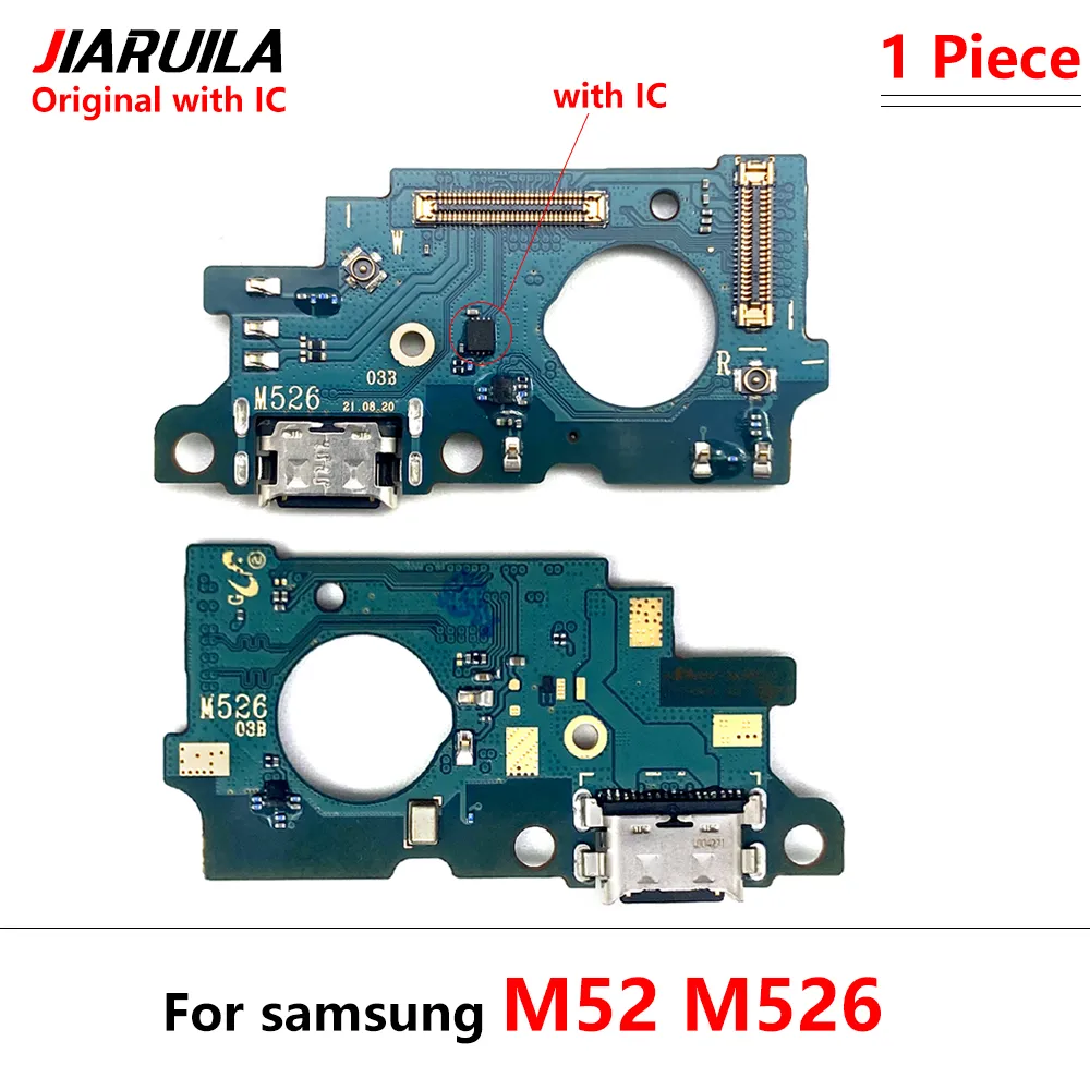 Samsung M52 M526 / M53 M536 M526B USB Şarj Portu Mikrofon Dock Connector Tahtası Esnek Kablo