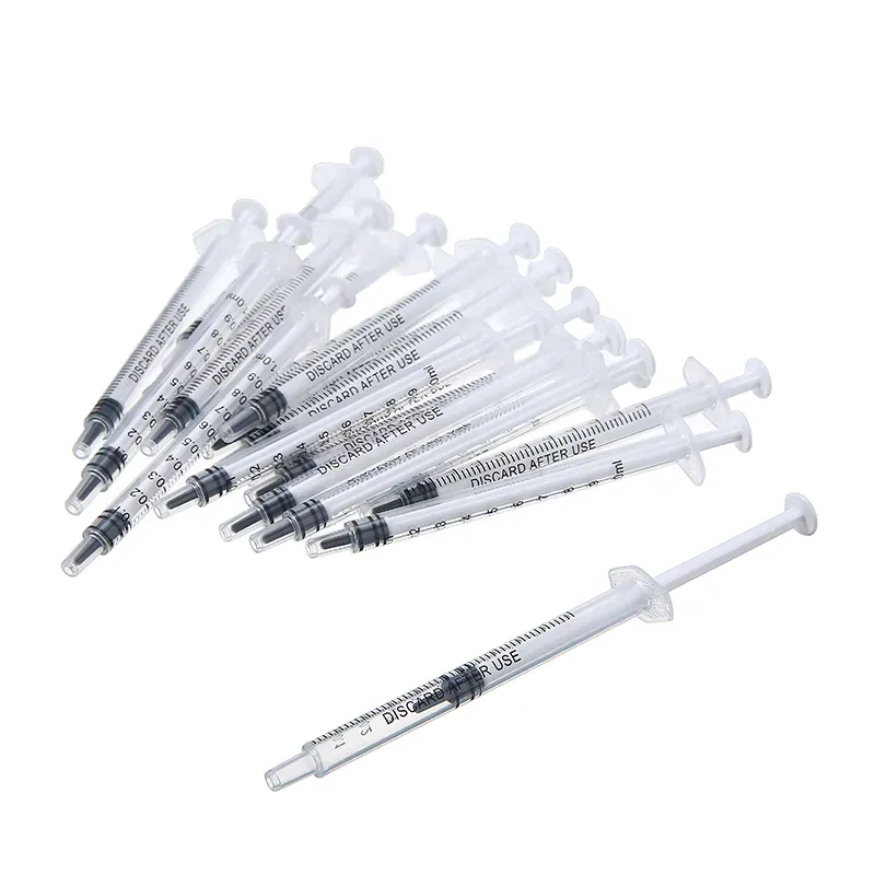 Lab Supplies 1ml Disposable Plastic Veterinary Syringe No Needles For Pet Farm Animal Cat Dog Pig Cattle Sheep Horses