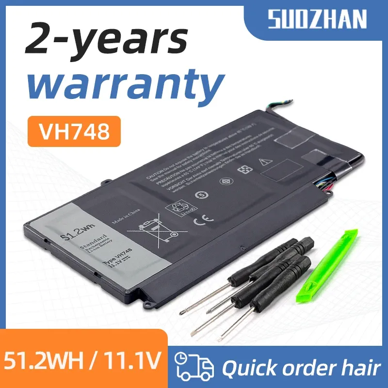 Batteries Suozhan New VH748 Batterie d'ordinateur portable pour Dell Vostro 5460 5470 5560 14 5480 pour Inspiron 14 5439 V5460D1308 V5460D1318 5470D1328