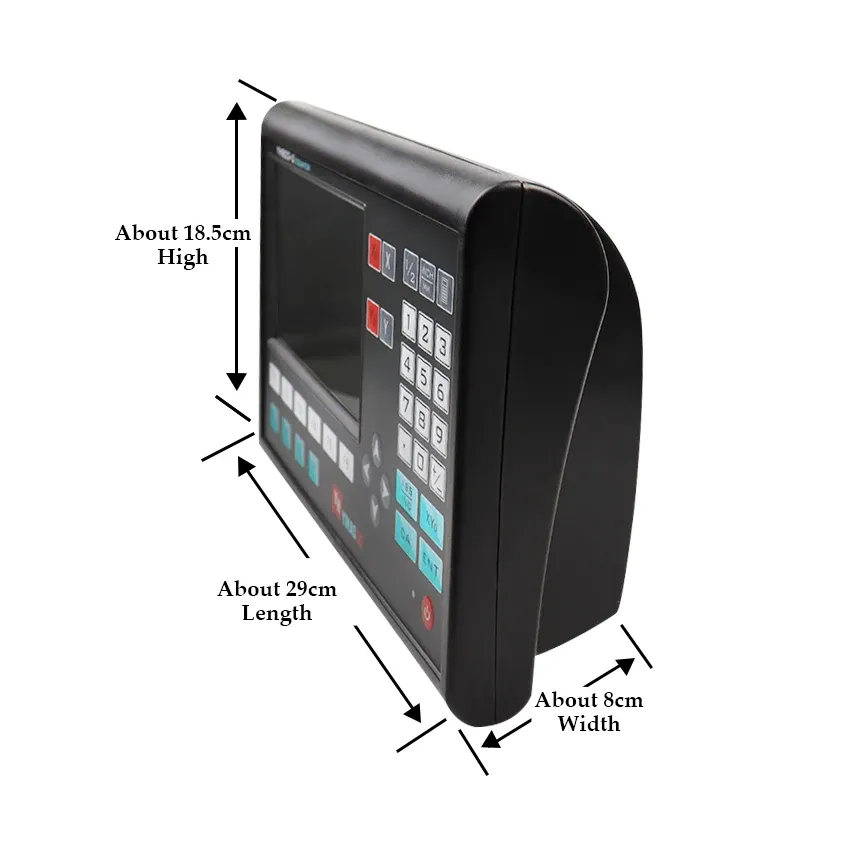 YH800-2 YH800-3 LCD DRO Digital Recout Kit Display originale Signal TTL 9 Pin per Mult Mill Macchine CNC