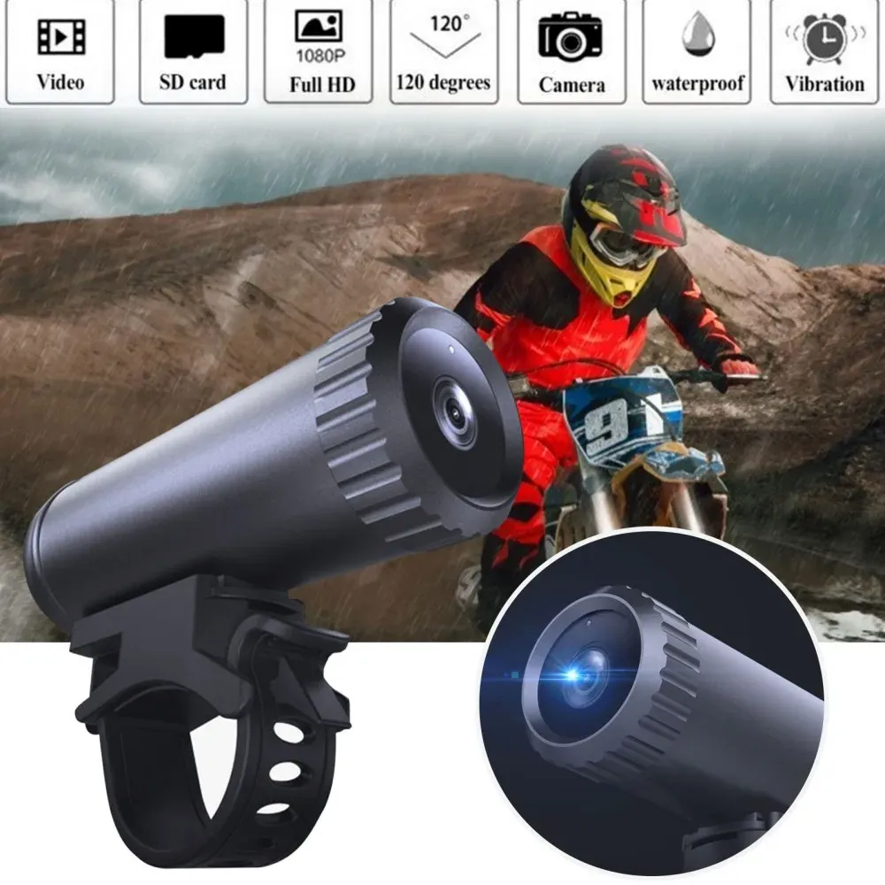 Aparat 1080p Full HD Aciton Camera Bike Motorcycle Hełm kamera na zewnątrz Wodoodporny sport sport