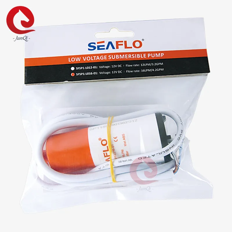 Seaflo 12V Низкое напряжение погружаемое насос 12 LPM 0,6BAR Портативный водяной насос с зажимами аккумулятора и сигарой для RV Marine