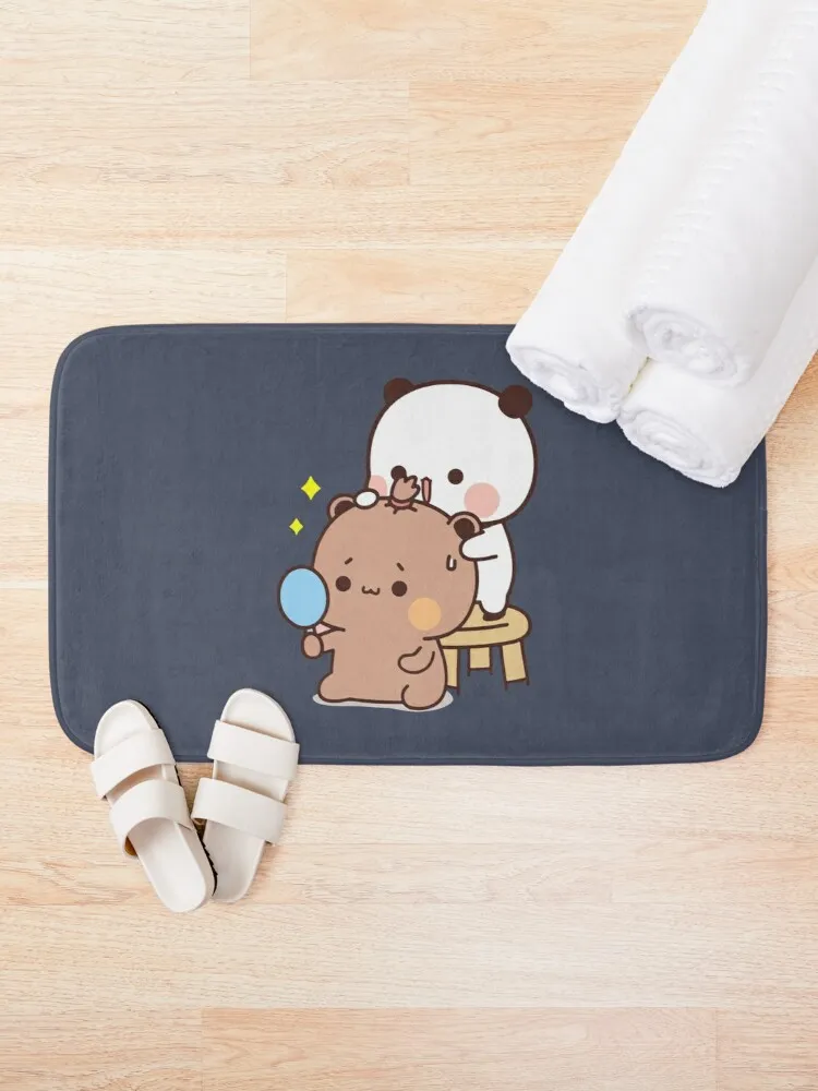 Panda Bear, Bubu Dudu Bath Mat Absorberende vloermat Anti-slip voor tapijt