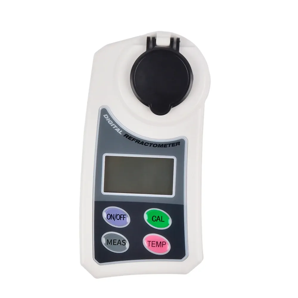 Digital Refractometer Sugar Content 0~55% Brix Meter For Fruits, Vegetables, Veverages, Food Processing, Beer