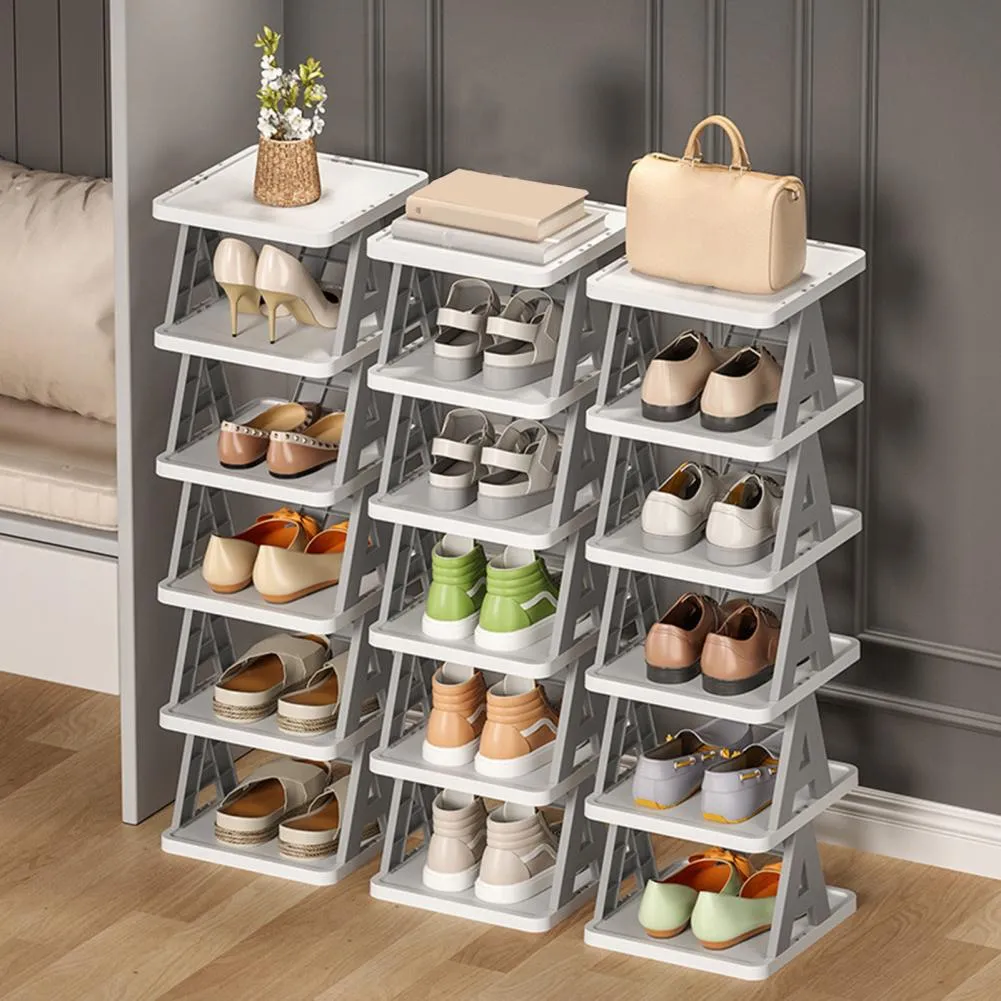 Wall Shoe Storage Lightweight Flat High Heel Shoe Organizer 2/3/4