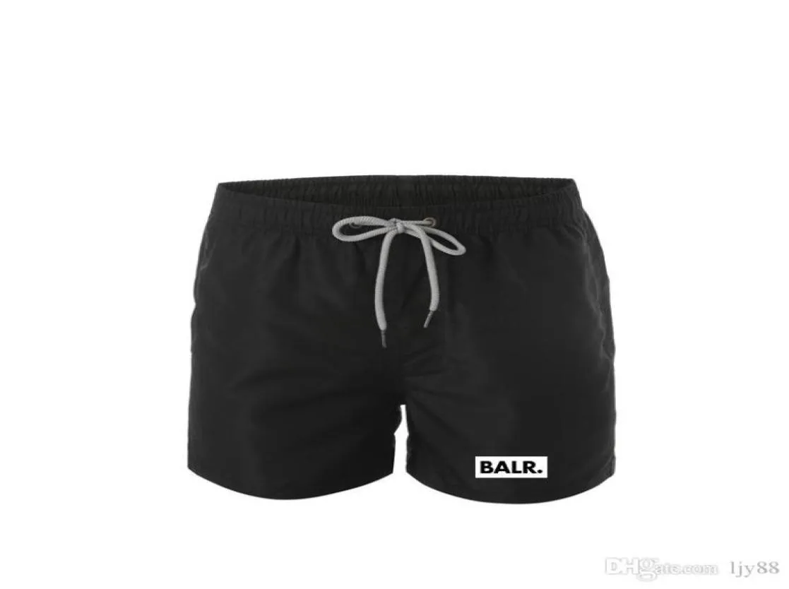 20SS Balr -ontwerper Badeshorts Men039S Shorts QuickDrying en Comfortabele Beachwear Summer Elasticated Taille Tie Hoogend LE6752550