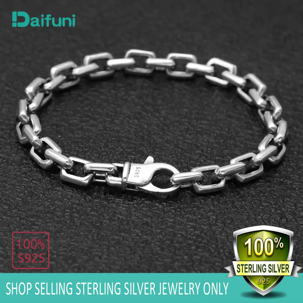アクセサリー silver 925 vintage chain bracelet Vintage Men's Bracelet Chain Sterling Silver 925 Marked