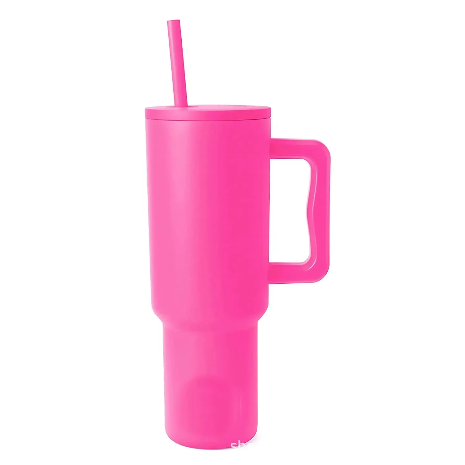 SIM 40oz roestvrijstalen tuimelaar met logo handgreeplid Straw grote capaciteit bier mok water fles poedercoating outdoor camping cup tweede generatie