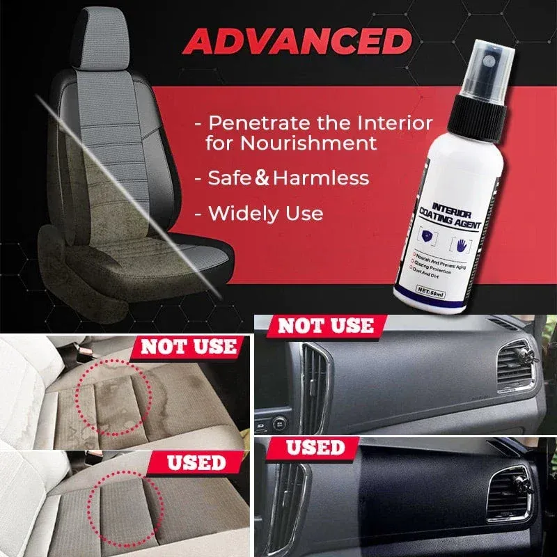 ALLE POUTEN Auto bekleding Cleaner Car Seat Dak Dashboard Autometa Detail vloeistof reinigingsmiddel lederen flanel watervrije reinigingsgereedschap