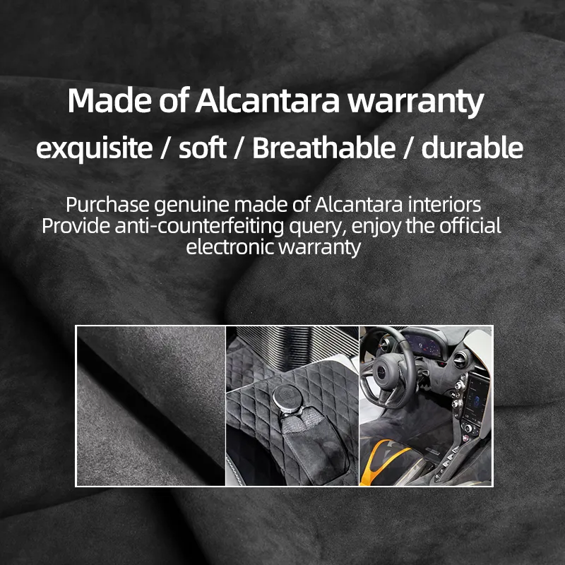 For BMW E90 F30 F20 F31 E60 F32 F36 F34 F22 X1 X3 X5 M3 M5 Made of Alcantara Wrap Car Interior Handbrake Trim Cover Accessories