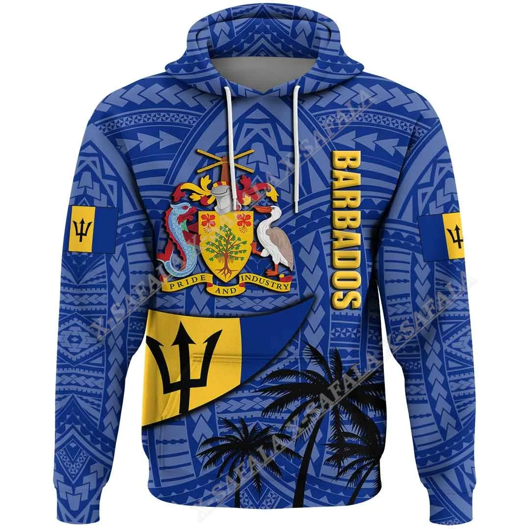 Bahamas Bat of Arms Blue Marlin 3D Impressão zíper do zíper do moletom massago de camisola com capuz