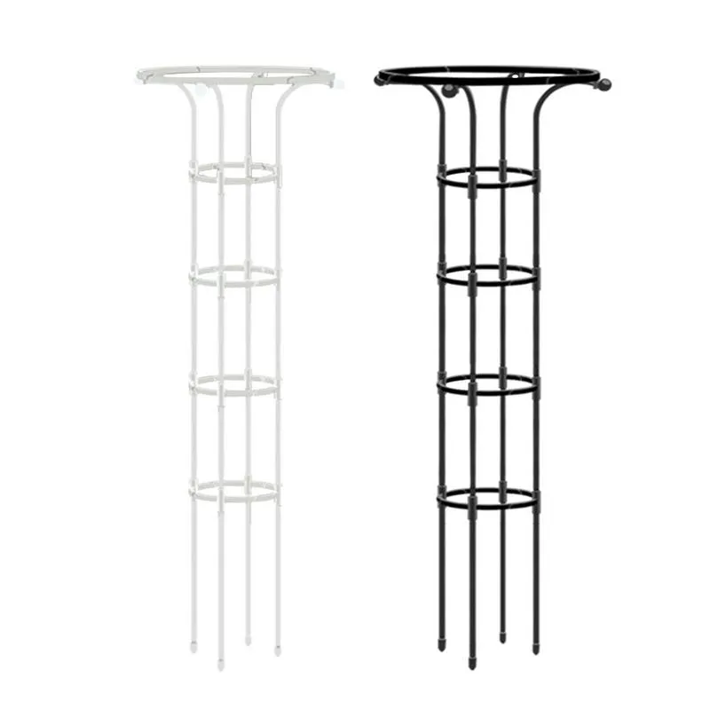 Round Plant Support Stake Garden Trellis Vine Climbing Rack Plant Support Stand Plant Climb Frame Plant Care Tower For Plants