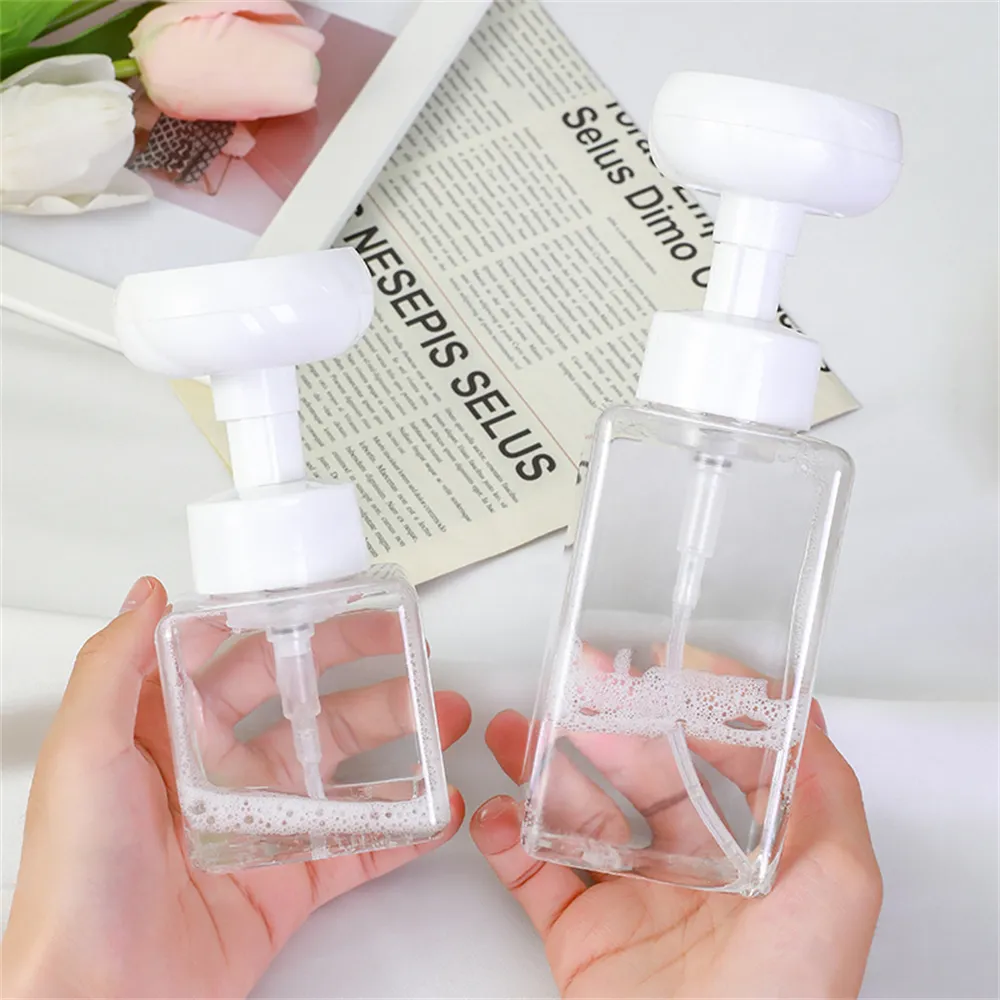 Vloeibare schuimenzeep Dispenser Bloemstempel Hand Soap Pompfles Bloemschuim