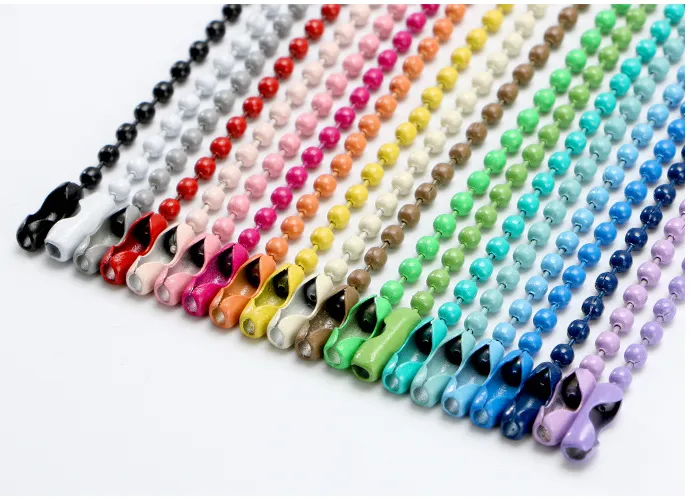 da 12 cm in metallo onda colorata catena di tallone fai da te artigiani giocattoli peluche etichetta etichetta tag al collegazione ad anello di gioiello