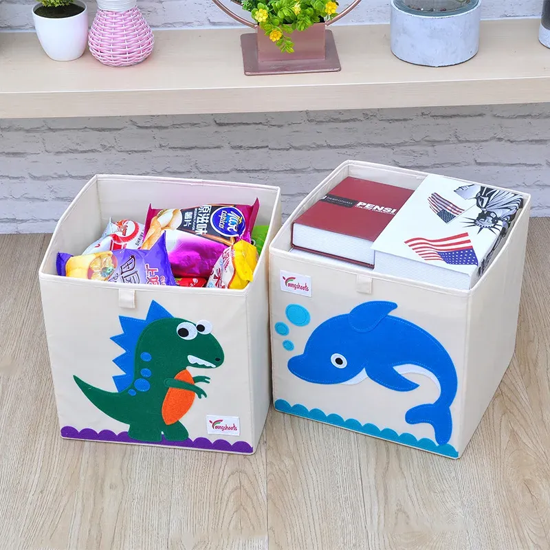 Children's Toys Storage Organizer Oxford Cloth Large Clothes Toys Finishing Box Household Storage Box Fabric Storage Box