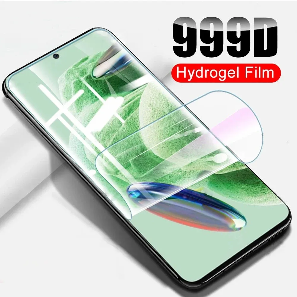 Ultra Clear Hydrogel Screen Protector For Xiaomi Redmi Note 12S - Liquid Resin, Full Coverage, Case Friendly