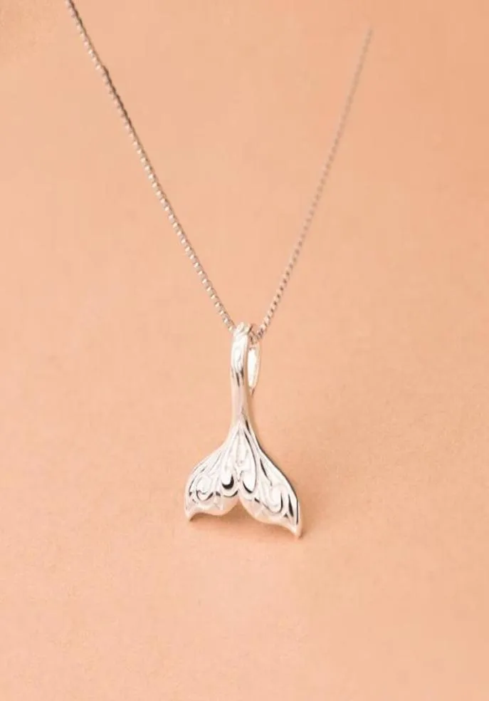 Colares pendentes Design Design Animal Moda Mulheres Colar Whale Tail Fish Charm Náutico Sereia Jóias Elegantes Collares6690409