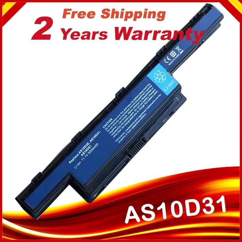 Batteries Batterie pour ordinateur portable pour Acer Aspire E1531G E1571G V3471G V3551G V3571G V3731 V3771 V3771G Livraison gratuite