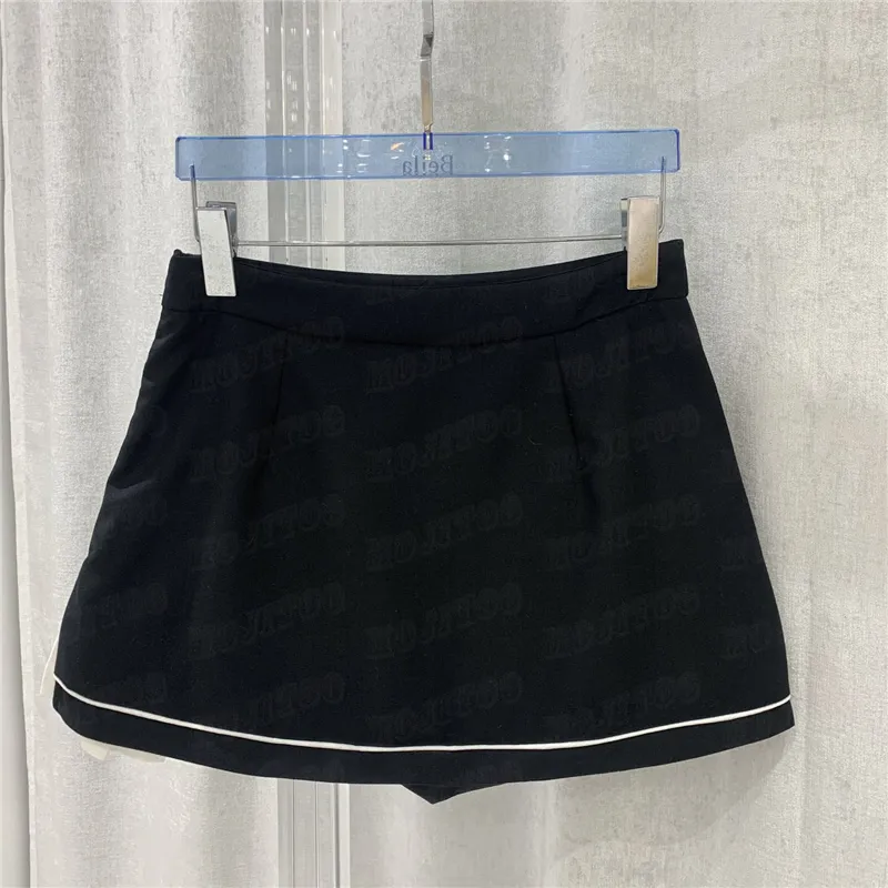 Skirts Dress Women Irregular Pleated for Designer Letter Printed Mini Skirt High Waist Short Dress