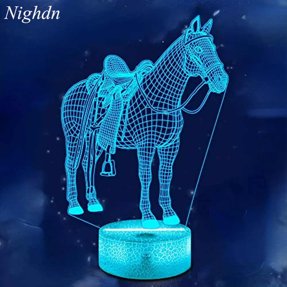 3d horse lamp sale