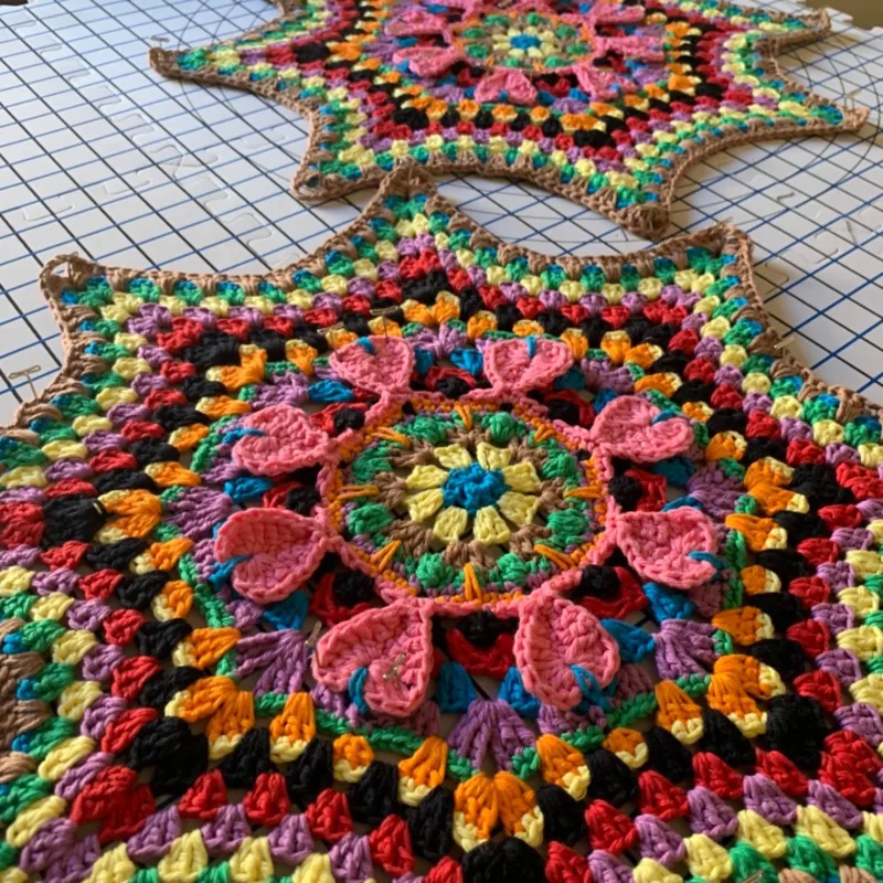 Mats de bloqueo de tejido de bricolaje Borads Grochet con alfileres de puñeteras herramientas de coser que entrelazan azulejos de espuma
