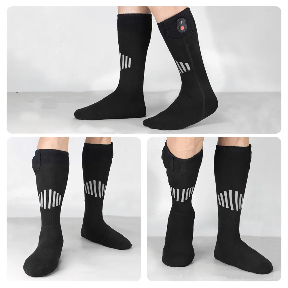 Chaussettes extérieures chaudes hivernales Charges USB Charges à 65 ° C Boots thermiques Infrarouges Boots Snow Mall Snow Mothobile Unisexe