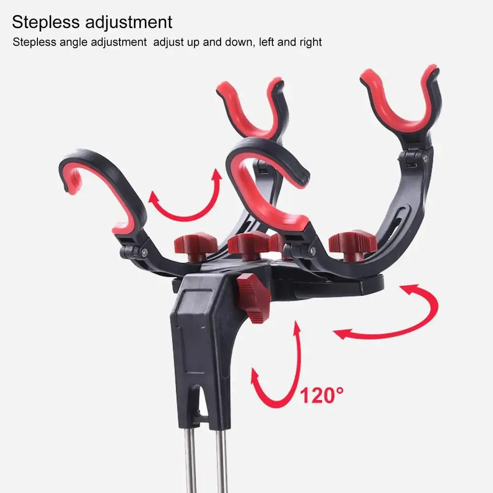 Rod Rack For Bank 2024 360° Foldable Fishing Rod Holder Stand | Adjustable Bank Rod Rack ...