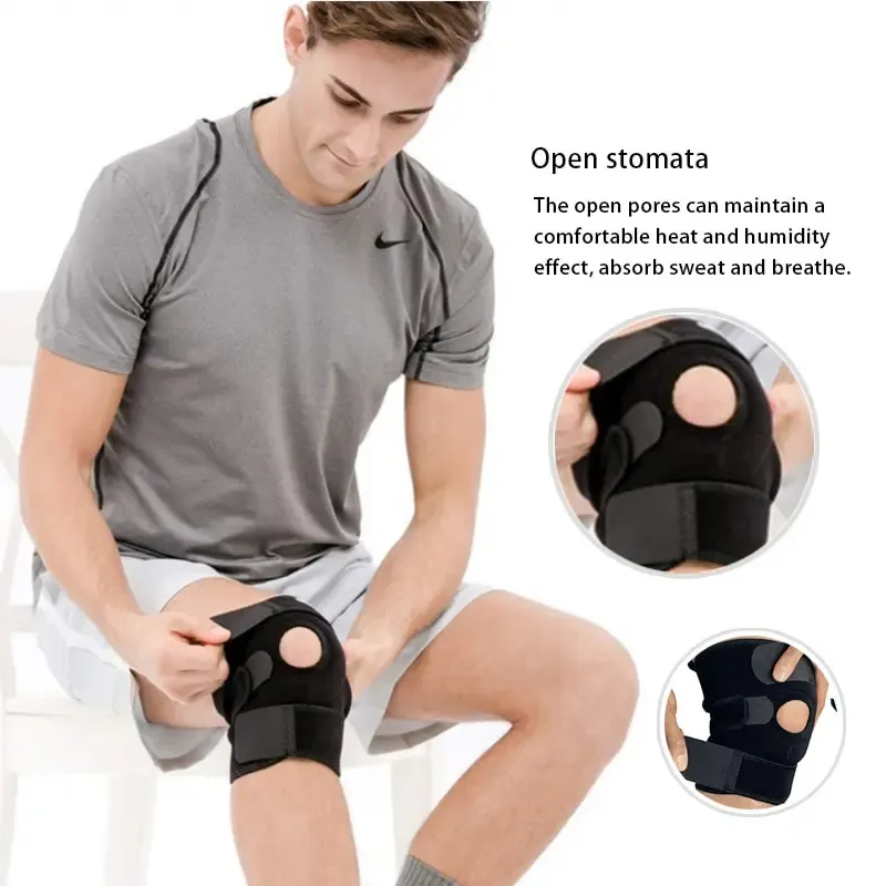 Ondersteuning knie pad volleybal kniesteun sport buiten basketbal anti-fall kniebeschermer brace rodillera deportiva