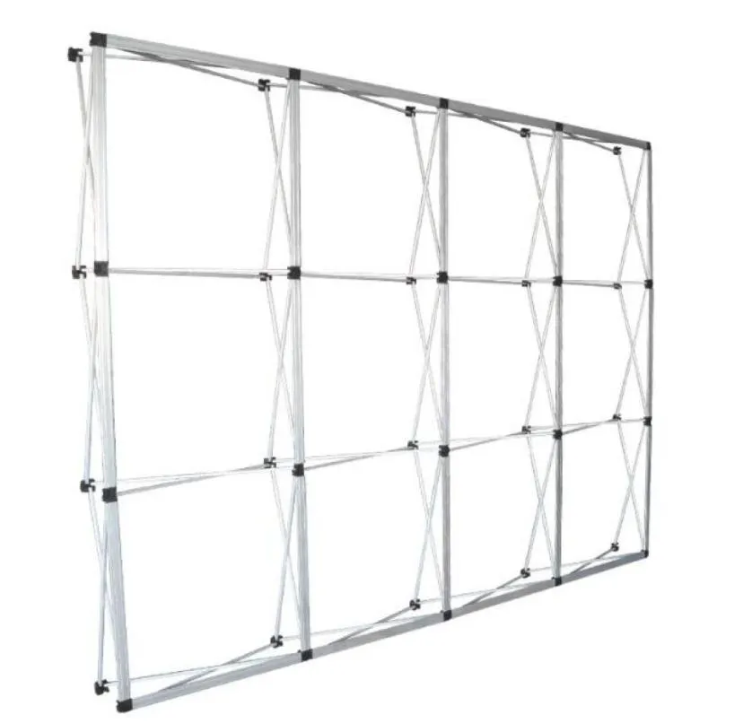 Bröllopsdekorationer Backdrop Frame Aluminium Alloy Artificial Flower Wall Frame Folding Display Stand Size 230cm230cm kan vara CUSTO2502034