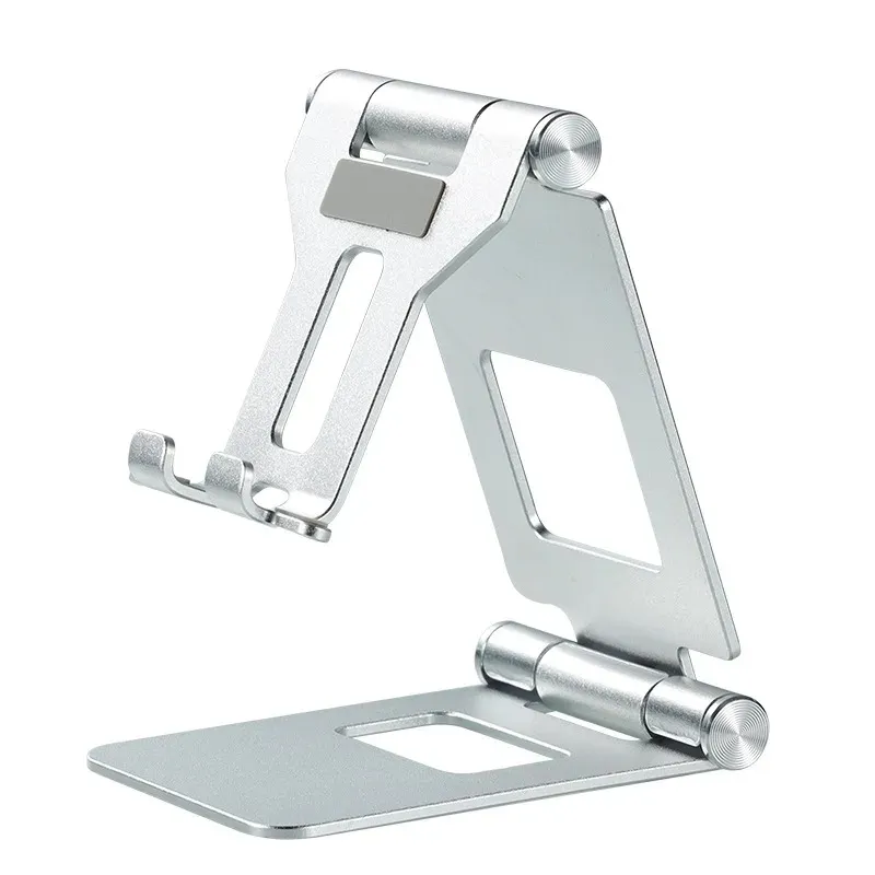 2024 Verstelbare mobiele telefoon Bracket Ondersteuning Aluminium Ally Allet Tablet Desk Holder Stand draagbare desktopstandstabel Telefoonondersteuning Stand 1. Voor