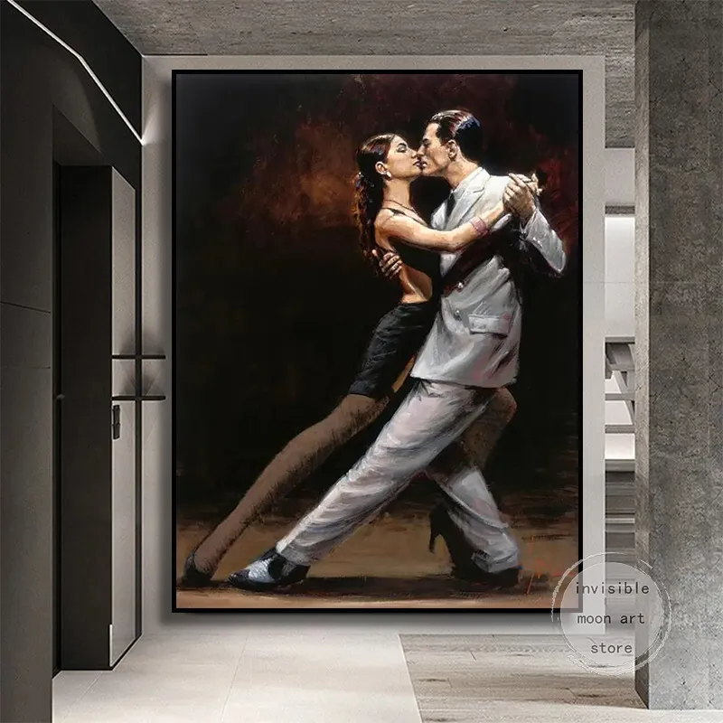 Fabian Perez Artworks Elegant Flamenco Spanish Dancer Art Affisch Canvas målar väggtryck Bild för rum heminredning cuadros