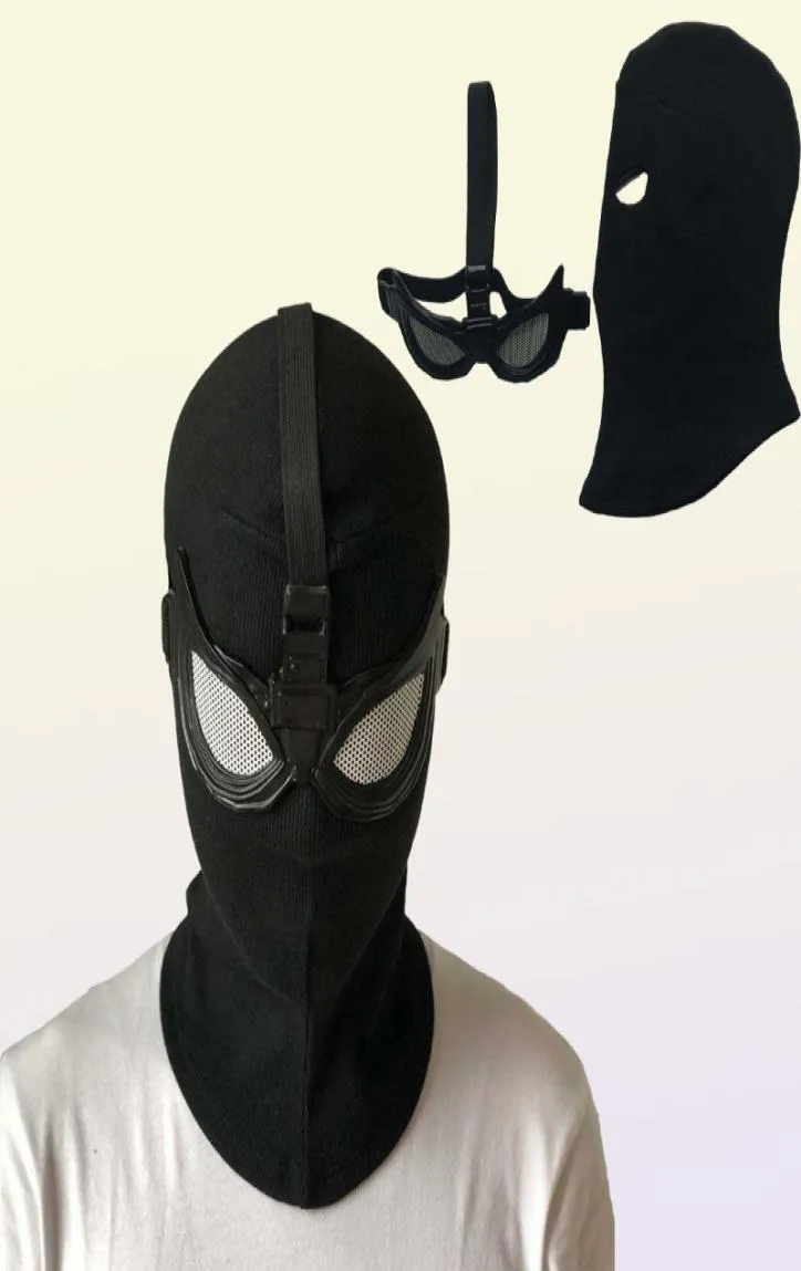 Peter Parker Mask Cosplay Süper Kahraman Stealth Suit Maskeler Kask Cadılar Bayramı Kostümleri G09103620237