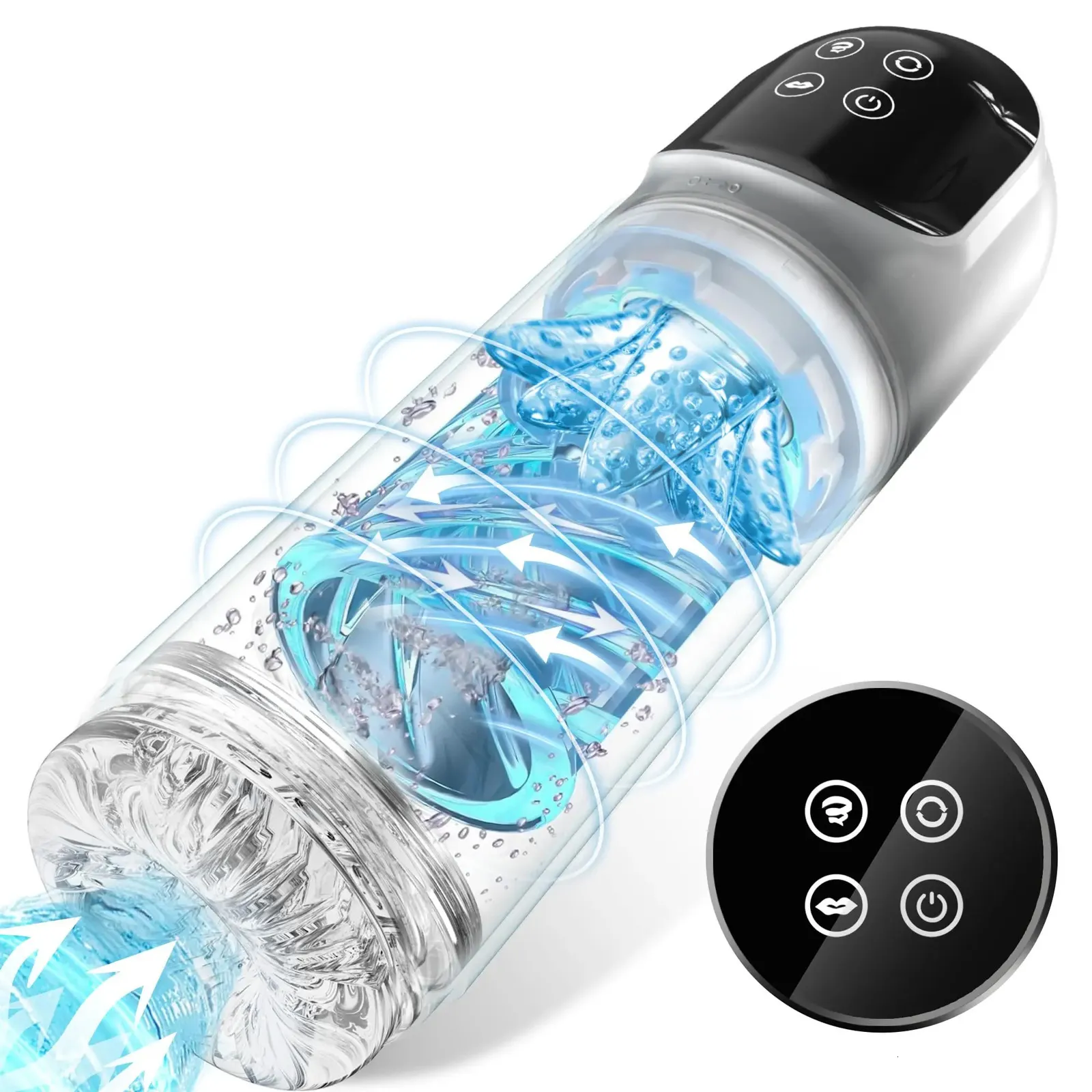 Automatic Male Masturbator With Thrusting, Sucking, Rotating & Vibration Functions Adult Sex Toy For Men From Zhengrui08, $44.42