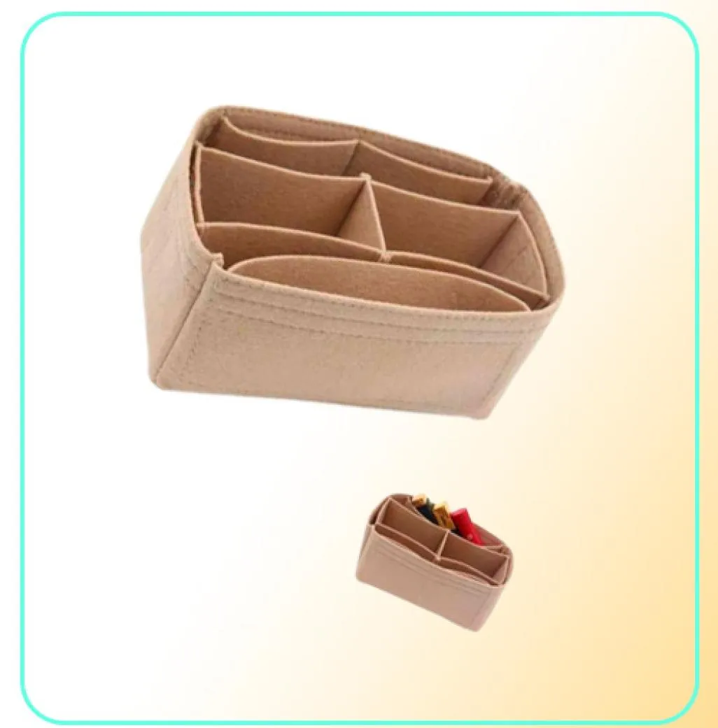 Organizzatori Bella mini inserti borse organizzatore organizzatore di borsetta organizzatore esterno estetico portatile per una borsa di protezione mini c05086694346